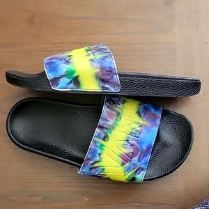 Mens Vans Tiedye sandals in size 7